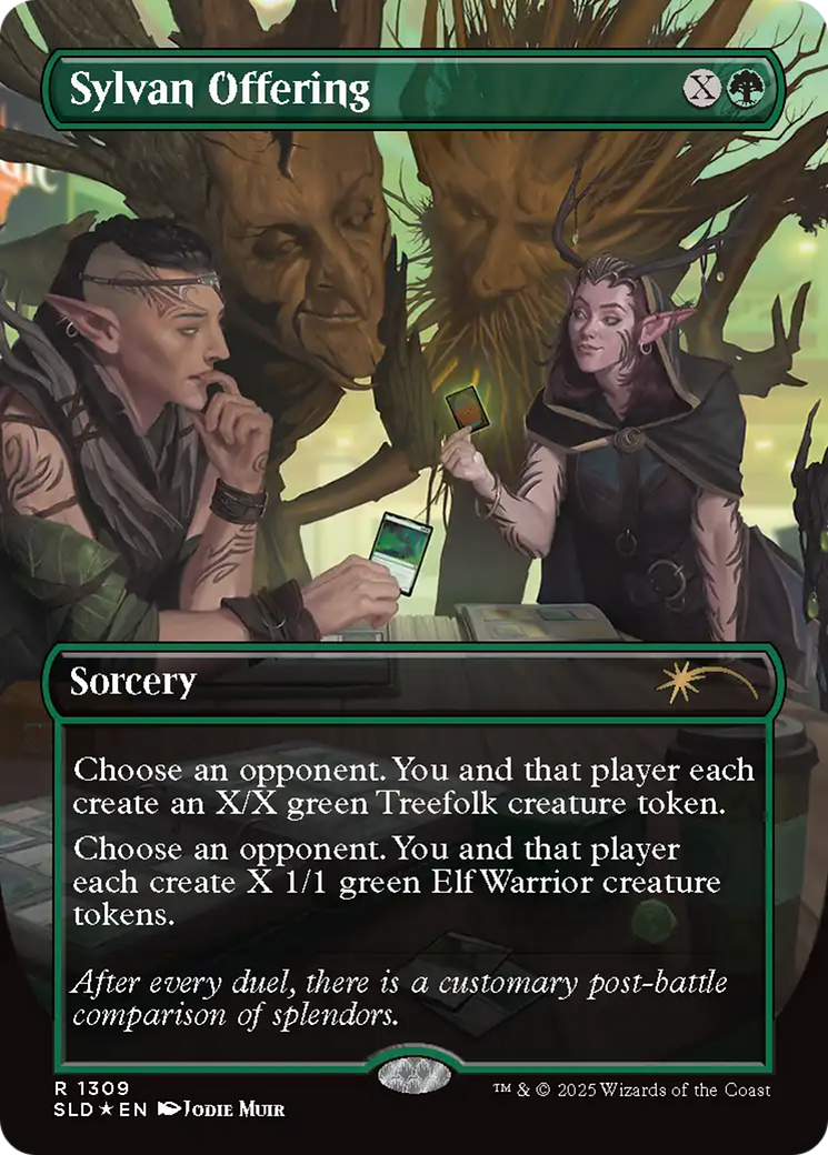 Sylvan Offering [Secret Lair Drop Series] | Black Swamp Games