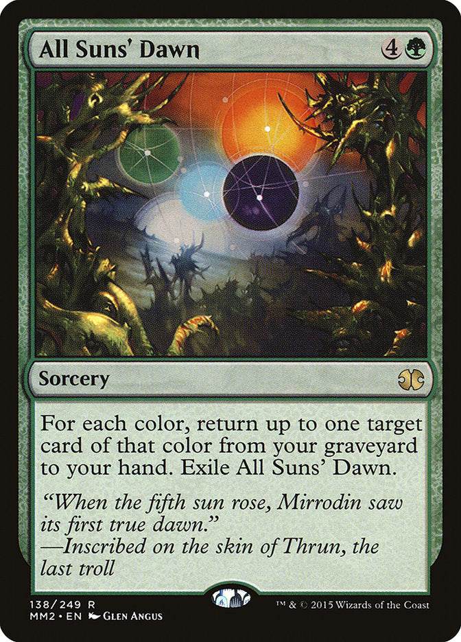 All Suns' Dawn [Modern Masters 2015] | Black Swamp Games