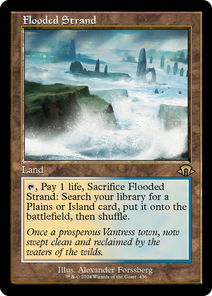 Flooded Strand (Retro) [Modern Horizons 3] | Black Swamp Games