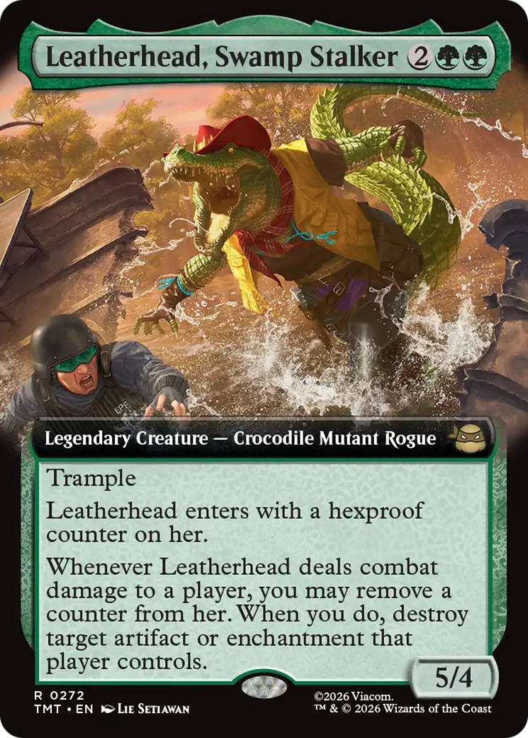 Leatherhead, Swamp Stalker (Extended Art) [Teenage Mutant Ninja Turtles] | Black Swamp Games