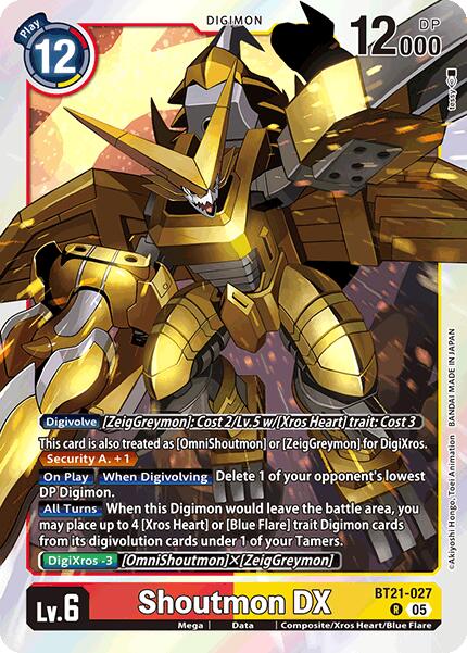 Shoutmon DX [BT21-027] [World Convergence] | Black Swamp Games