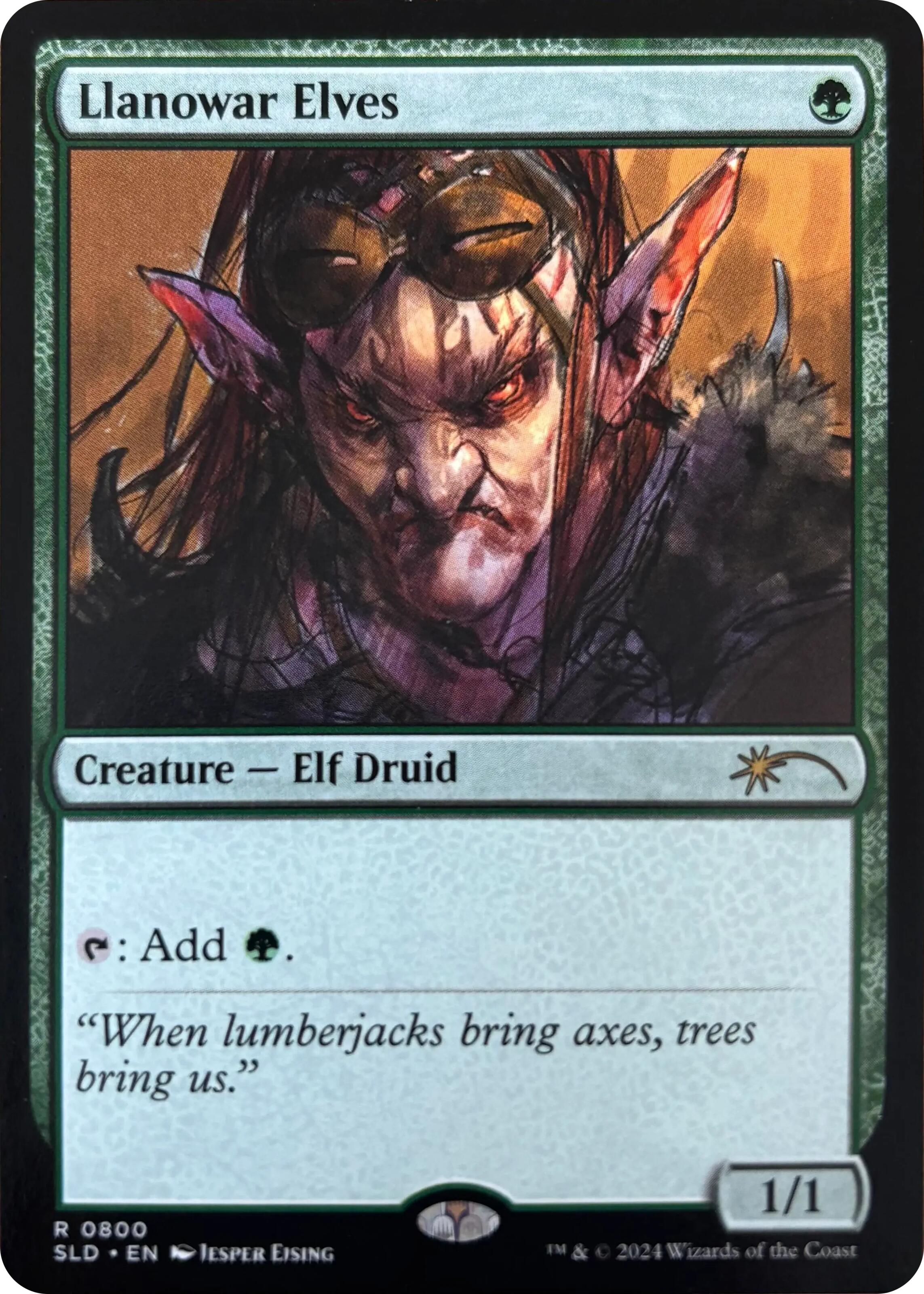 Llanowar Elves (0800) [Secret Lair Drop Series] | Black Swamp Games