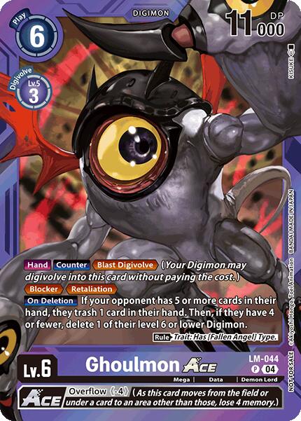 Ghoulmon ACE [LM-044] (Limited Card Pack) [World Convergence] | Black Swamp Games