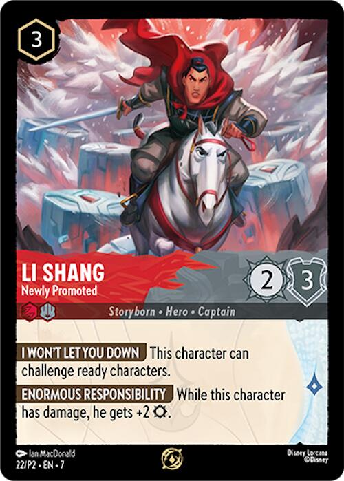 Li Shang - Newly Promoted (22) [Promo Cards] | Black Swamp Games
