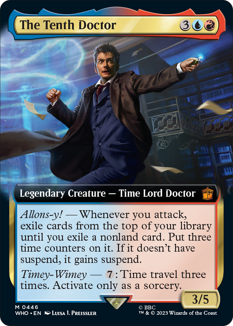 The Tenth Doctor (Extended Art) [Doctor Who] | Black Swamp Games