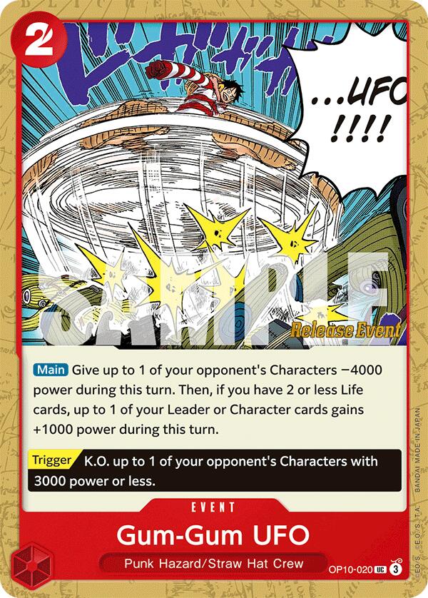 Gum-Gum UFO [Royal Blood Release Event Cards] | Black Swamp Games