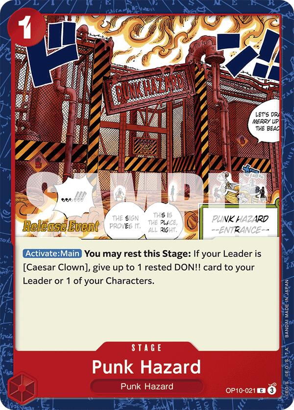 Punk Hazard [Royal Blood Release Event Cards] | Black Swamp Games