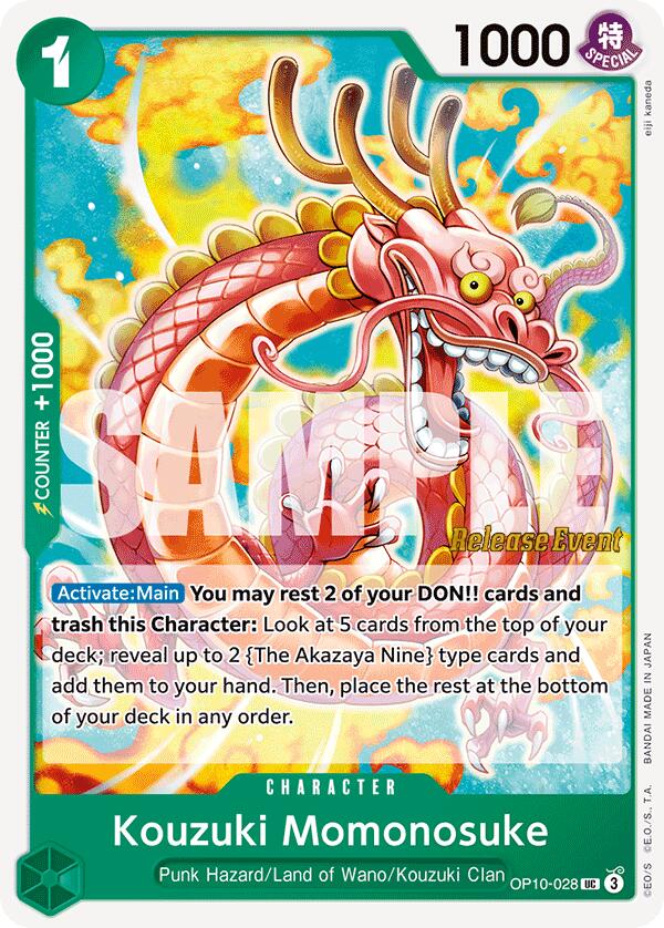 Kouzuki Momonosuke [Royal Blood Release Event Cards] | Black Swamp Games