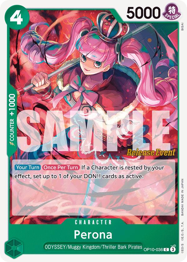 Perona [Royal Blood Release Event Cards] | Black Swamp Games