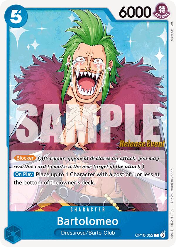Bartolomeo [Royal Blood Release Event Cards] | Black Swamp Games