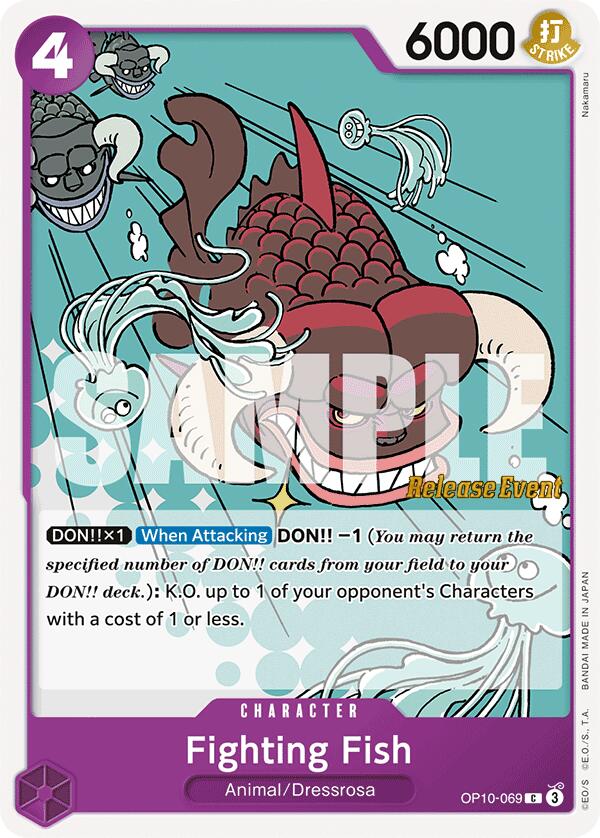 Fighting Fish [Royal Blood Release Event Cards] | Black Swamp Games