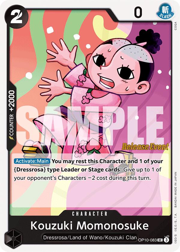 Kouzuki Momonosuke [Royal Blood Release Event Cards] | Black Swamp Games