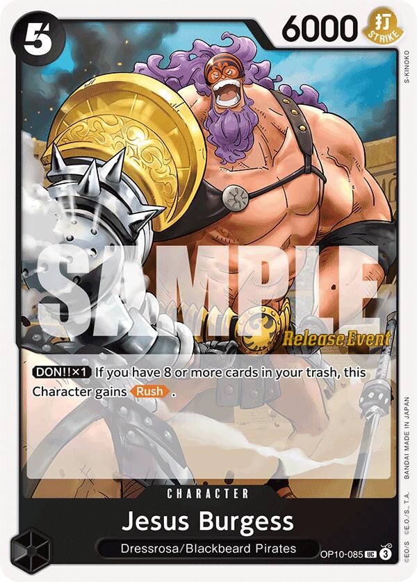 Jesus Burgess [Royal Blood Release Event Cards] | Black Swamp Games