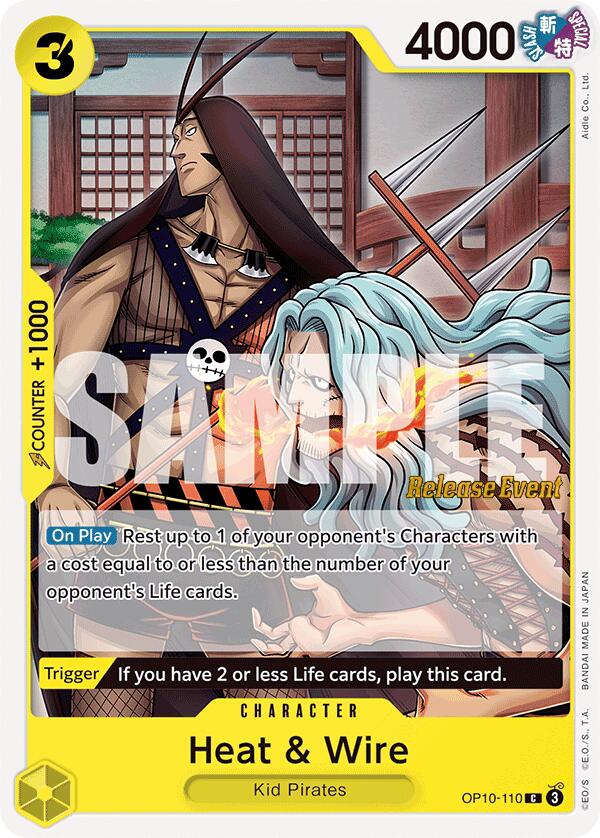 Heat & Wire [Royal Blood Release Event Cards] | Black Swamp Games