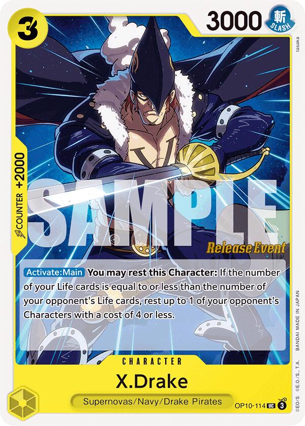 X.Drake [Royal Blood Release Event Cards] | Black Swamp Games