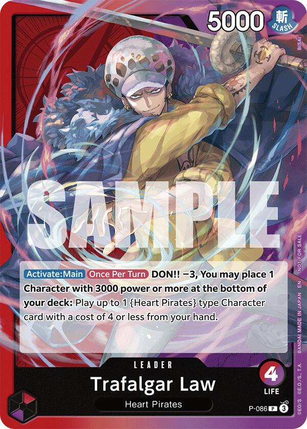 Trafalgar Law (OP10 Release Event) [One Piece Promotion Cards] | Black Swamp Games
