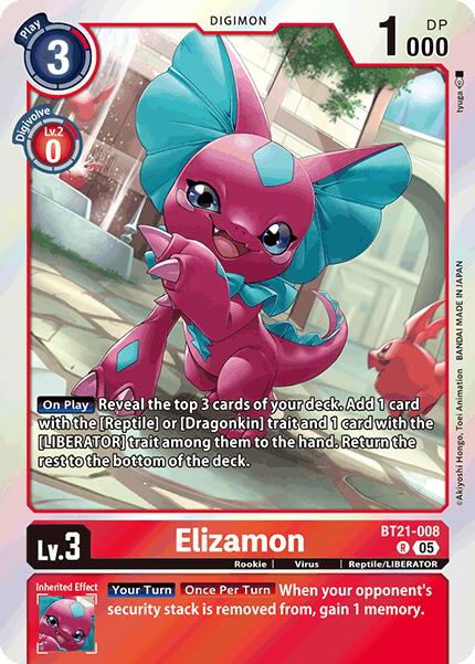 Elizamon [BT21-008] [World Convergence] | Black Swamp Games