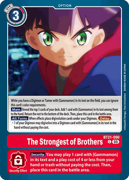 The Strongest of Brothers [BT21-090] [World Convergence] | Black Swamp Games