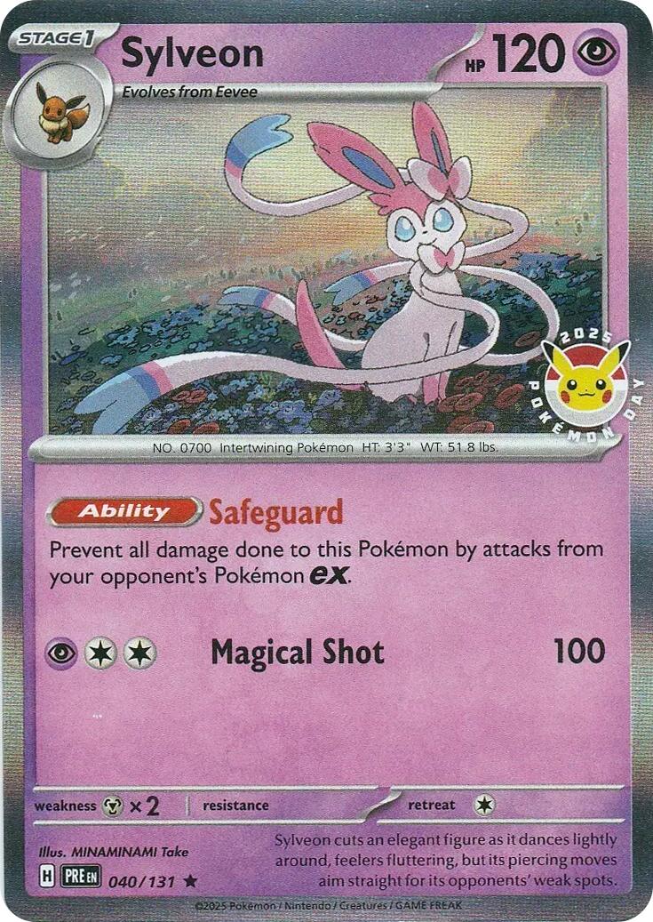 Sylveon (040/131) (Pokemon Day) [Scarlet & Violet: Prismatic Evolutions] | Black Swamp Games