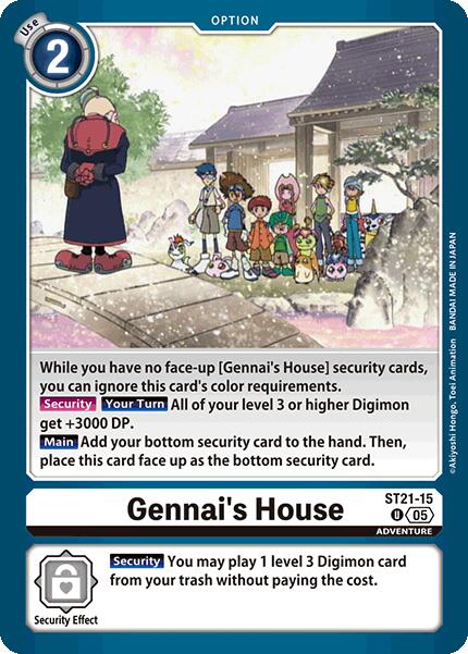 Gennai's House [ST21-15] [Starter Deck: Hero of Hope] | Black Swamp Games