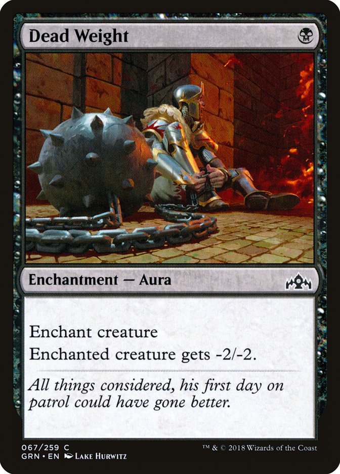 Dead Weight [Guilds of Ravnica] | Black Swamp Games