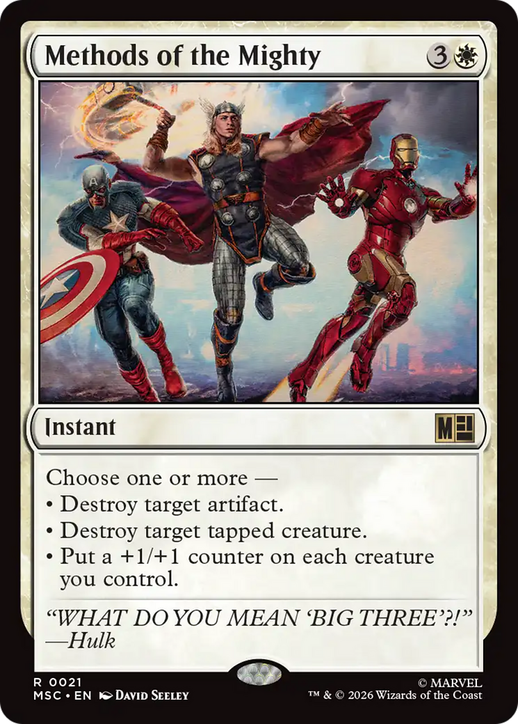 Methods of the Mighty [Marvel Super Heroes Commander] | Black Swamp Games