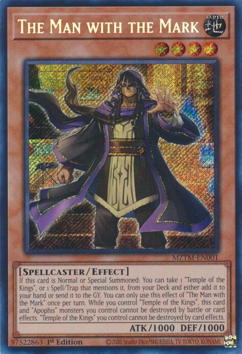 The Man with the Mark [MZTM-EN001] Secret Rare | Black Swamp Games