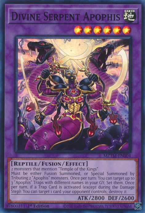 Divine Serpent Apophis [MZTM-EN004] Super Rare | Black Swamp Games