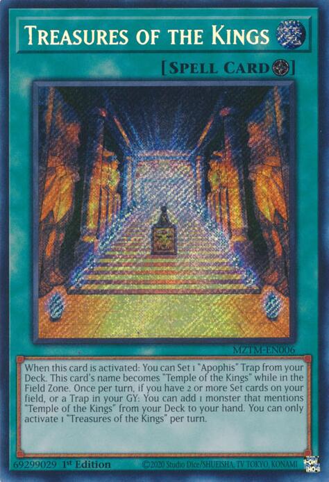 Treasures of the Kings [MZTM-EN006] Secret Rare | Black Swamp Games