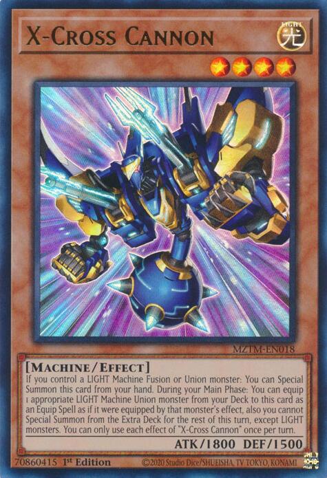 X-Cross Cannon [MZTM-EN018] Ultra Rare | Black Swamp Games