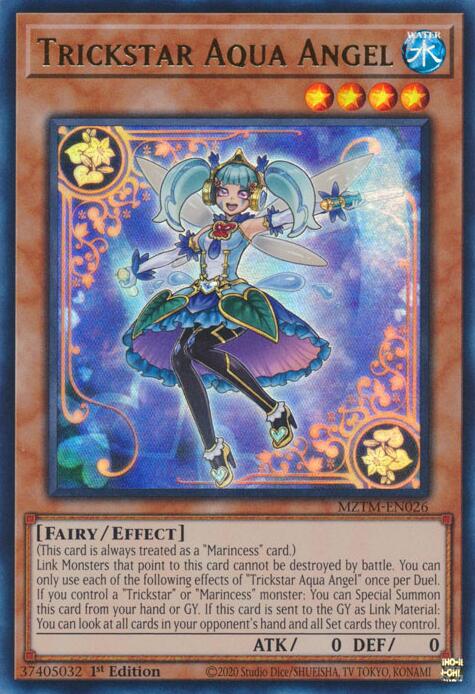 Trickstar Aqua Angel [MZTM-EN026] Ultra Rare | Black Swamp Games