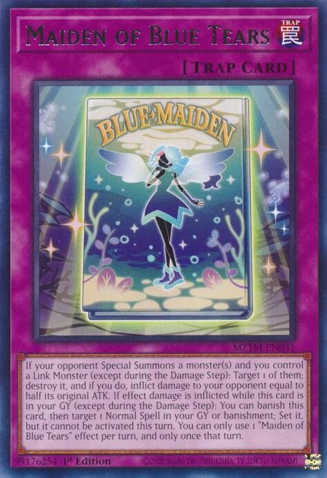 Maiden of Blue Tears [MZTM-EN031] Rare | Black Swamp Games