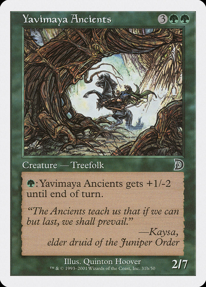 Yavimaya Ancients (Horse Art) [Deckmasters] | Black Swamp Games