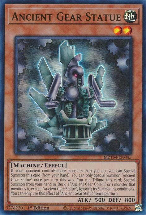 Ancient Gear Statue [MZTM-EN045] Ultra Rare | Black Swamp Games