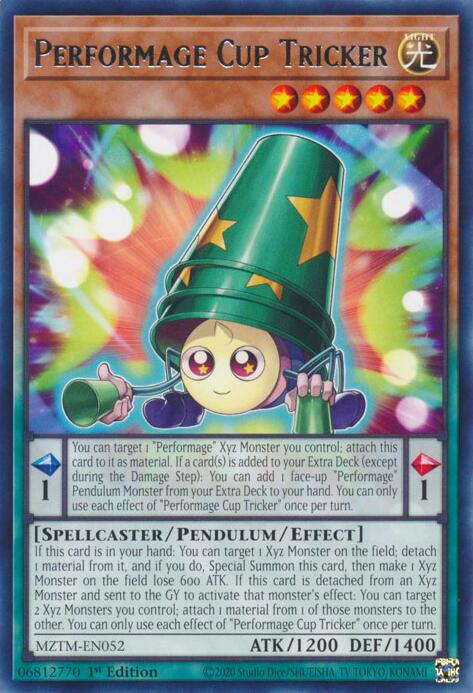 Performage Cup Tricker [MZTM-EN052] Rare | Black Swamp Games