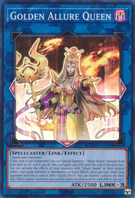 Golden Allure Queen [MZTM-EN058] Super Rare | Black Swamp Games