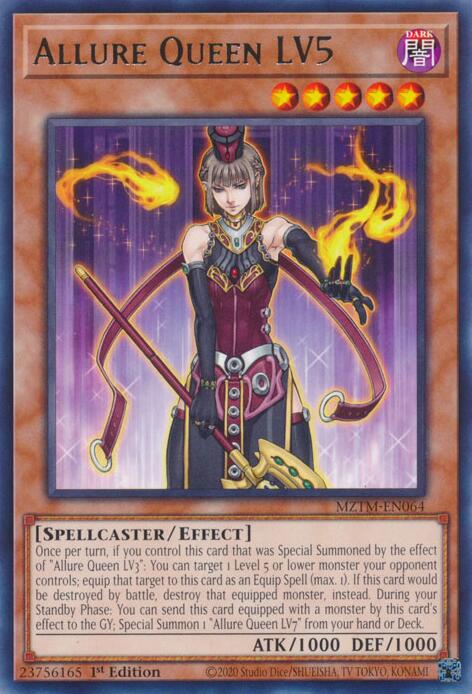Allure Queen LV5 [MZTM-EN064] Rare | Black Swamp Games
