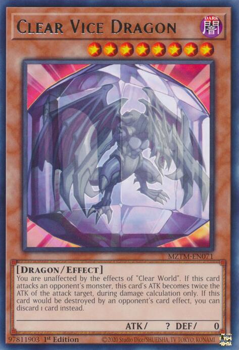 Clear Vice Dragon [MZTM-EN071] Rare | Black Swamp Games
