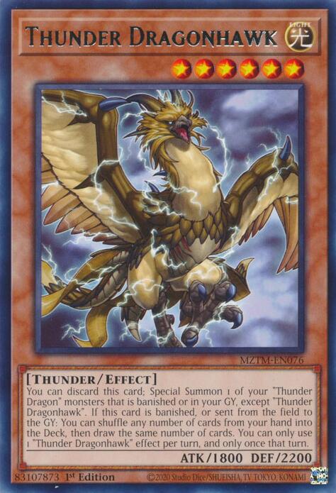 Thunder Dragonhawk [MZTM-EN076] Rare | Black Swamp Games