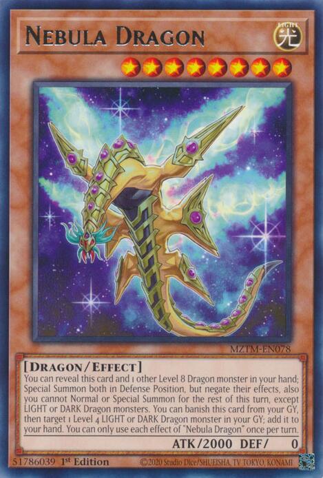 Nebula Dragon [MZTM-EN078] Rare | Black Swamp Games