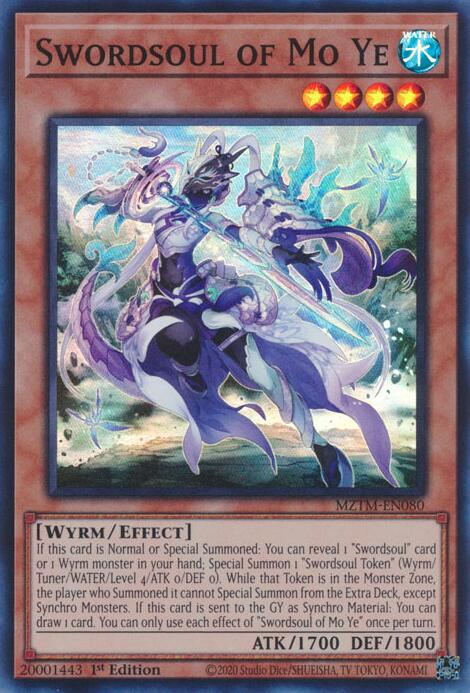 Swordsoul of Mo Ye [MZTM-EN080] Super Rare | Black Swamp Games