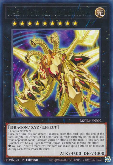 Number C107: Neo Galaxy-Eyes Tachyon Dragon [MZTM-EN092] Rare | Black Swamp Games