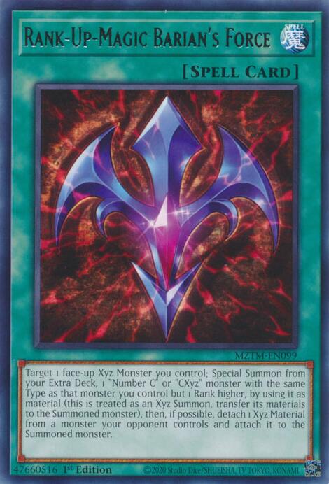 Rank-Up-Magic Barian's Force [MZTM-EN099] Rare | Black Swamp Games
