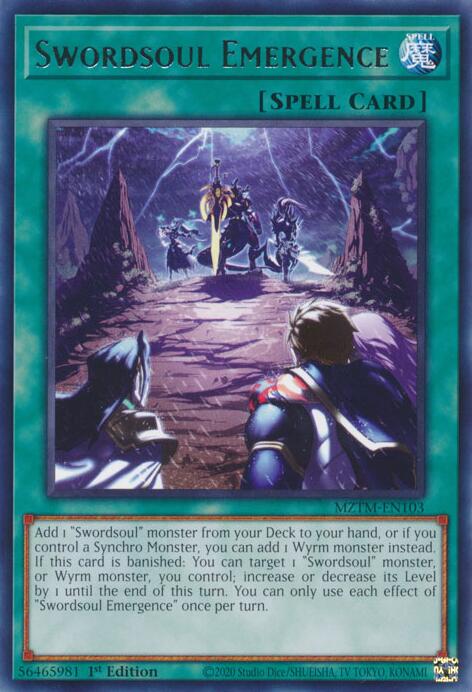 Swordsoul Emergence [MZTM-EN103] Rare | Black Swamp Games