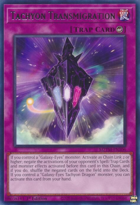 Tachyon Transmigration [MZTM-EN106] Rare | Black Swamp Games