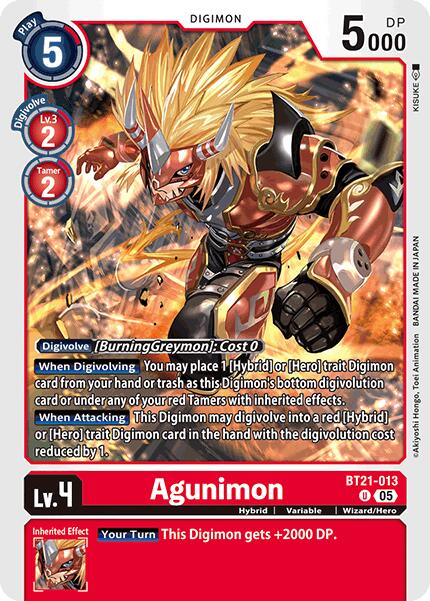 Agunimon [BT21-013] [World Convergence] | Black Swamp Games