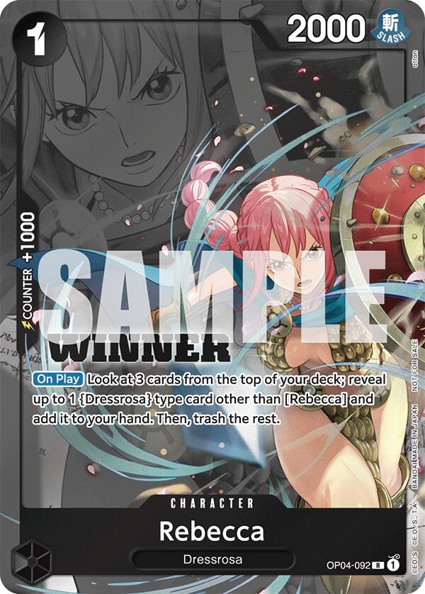Rebecca (Winner Pack 2025 Vol. 2) [One Piece Promotion Cards] | Black Swamp Games