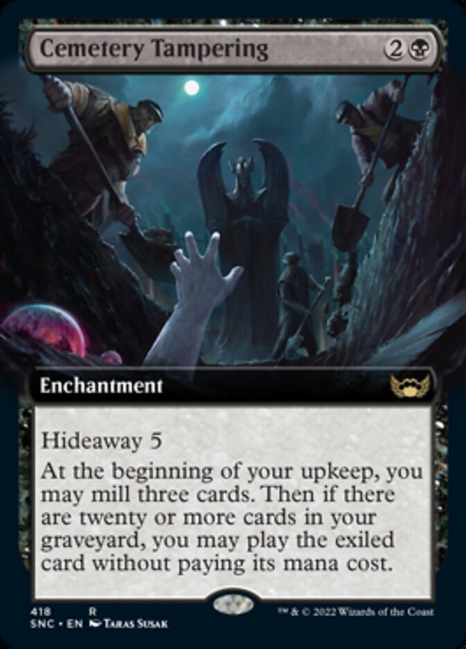 Cemetery Tampering (Extended Art) [Streets of New Capenna] | Black Swamp Games