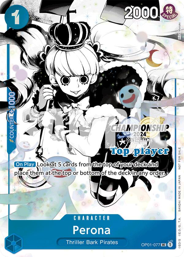 Perona (Championship 2024 Top Player Pack Vol. 2) [One Piece Promotion Cards] | Black Swamp Games