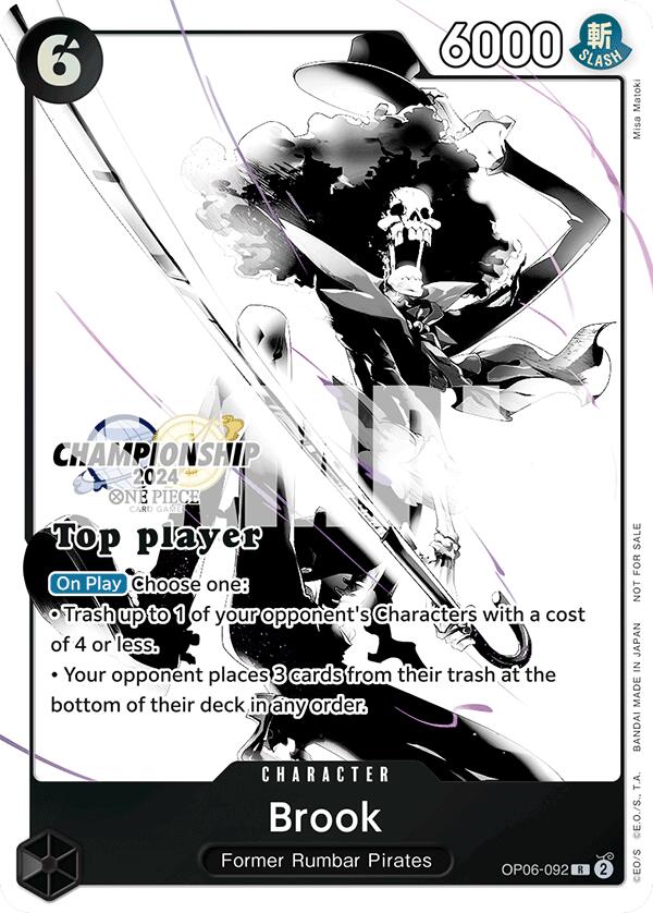 Brook (Championship 2024 Top Player Pack Vol. 2) [One Piece Promotion Cards] | Black Swamp Games